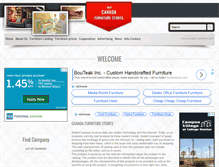 Tablet Screenshot of canada-furniture.com